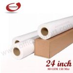 24inch 80Gsm Plain Plotter Paper Roll