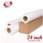 24inch 90Gsm Plain Plotter Paper Roll