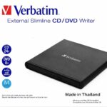 Verbatim 66817 External Slimline CD/DVD Writer USB 2.0 (with USB Cable/Without Power Adapter) - Image 2