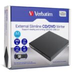Verbatim 66817 External Slimline CD/DVD Writer USB 2.0 (with USB Cable/Without Power Adapter)
