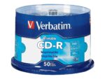 Verbatim 43551 CD-R 700MB 80 Minute 52x Recordable Blank Disc (Pack of 50 Pack Spindle)